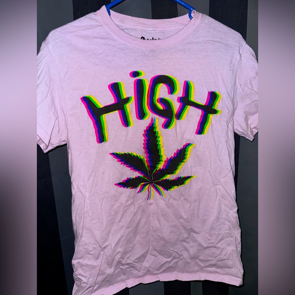 Spencer’s “High” Pink Graphic Tee